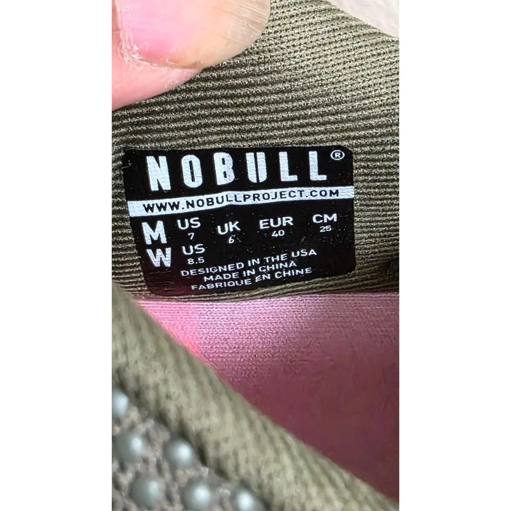 Nobull‎ Trainer Army Green Radiant Pink CrossFit Training Unisex Size M7/W8.5